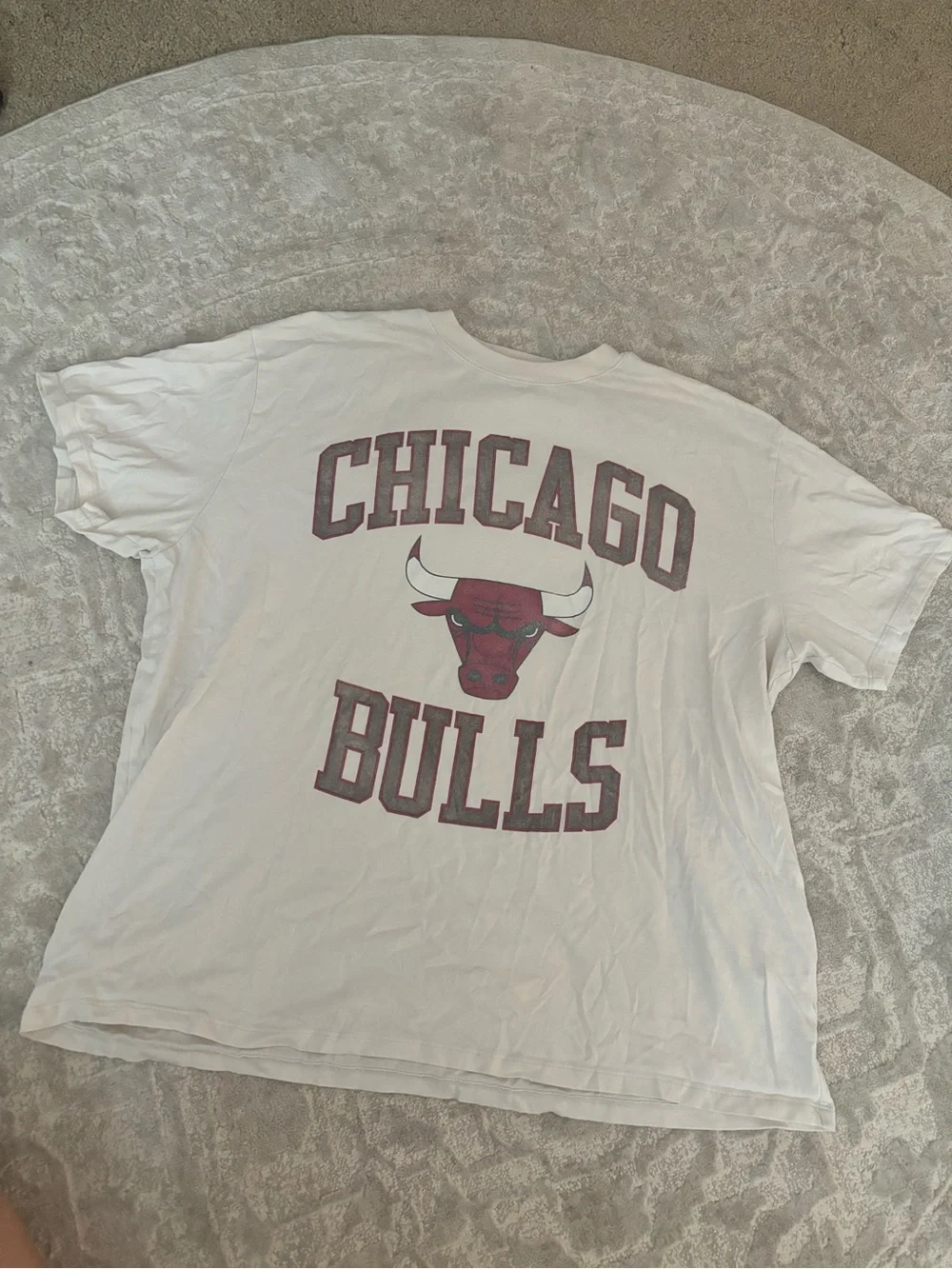 Abercrombie & Fitch Off-White Crewneck Logo Tee - Picture 1 of 2